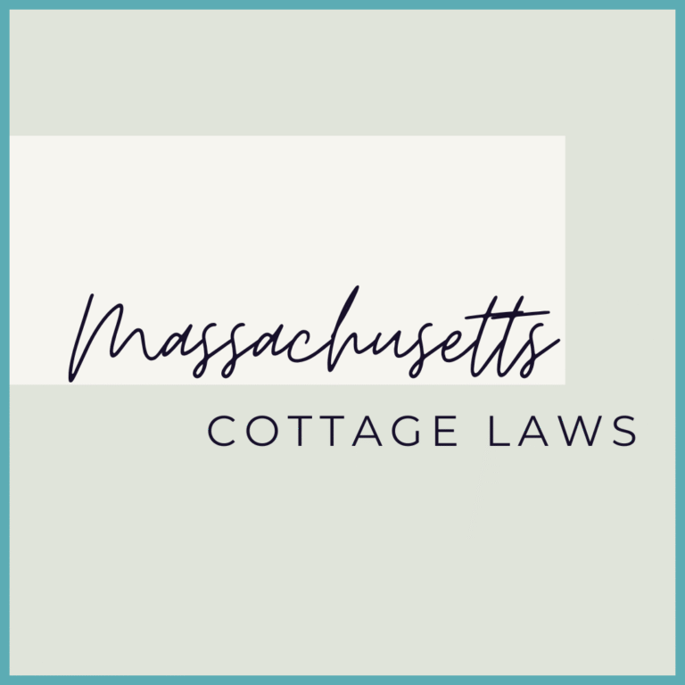 Massachusetts Cottage Laws