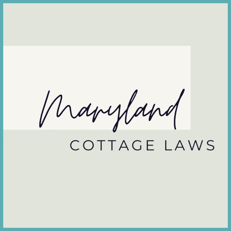 Maryland Cottage Laws