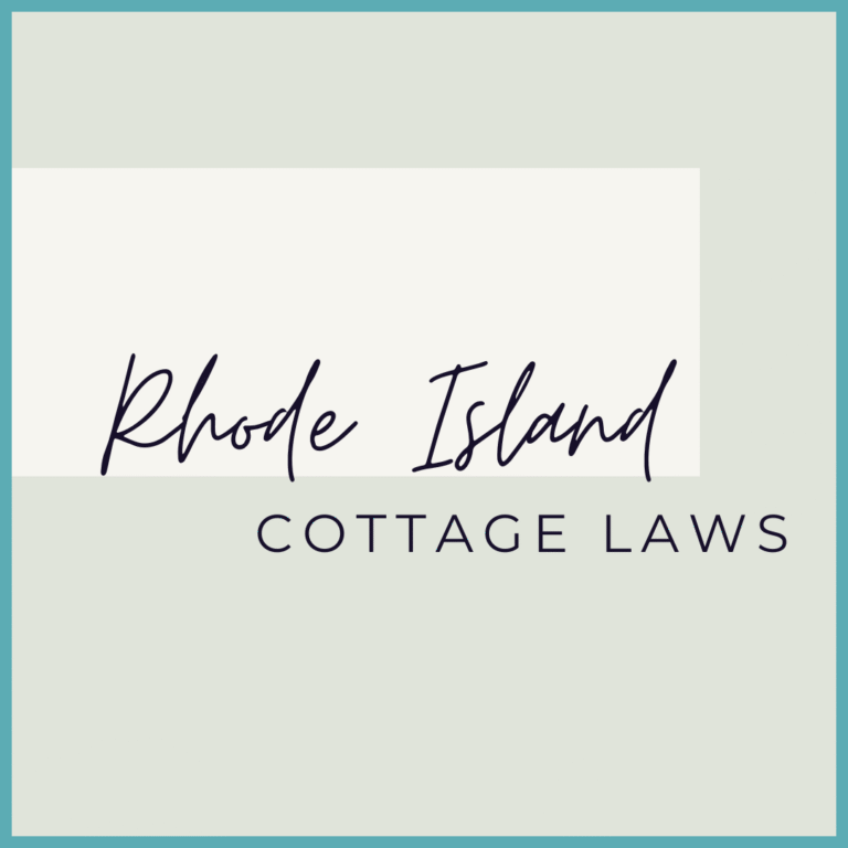 Rhode Island Cottage Laws